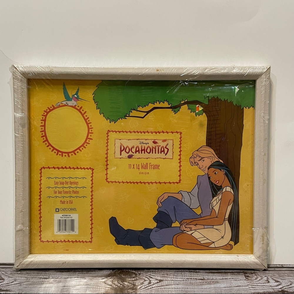 Vintage 90s Disney Pocahontas Wall Album 11 X 14 Picture Photo Frame NOS READ